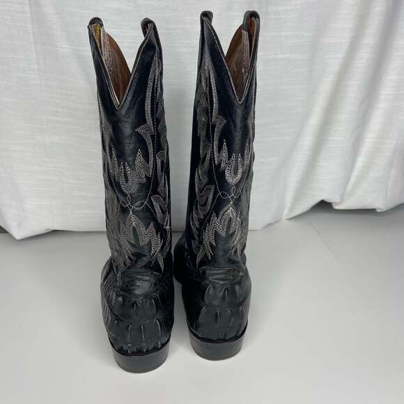 Vintage La Cabaña West Cowhide Vaqueros Boots display picture 3